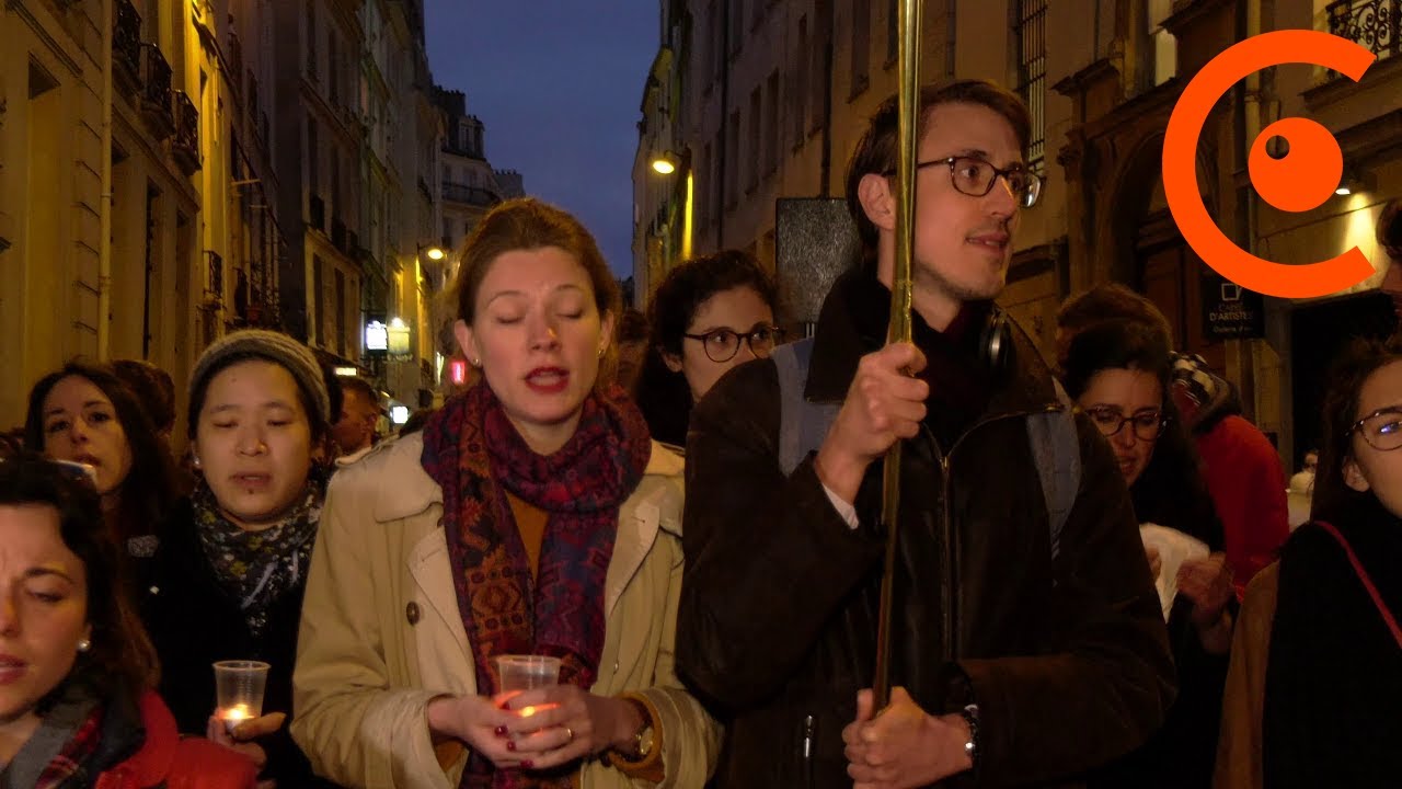 Нотр-Дам: дань уважения и молитвы после пожара [4K]