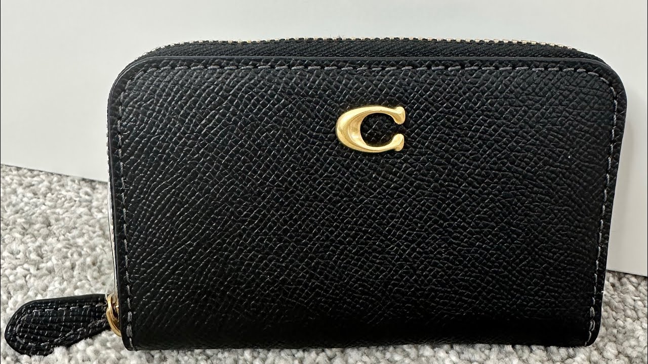 UNBOXING | Small Zip Around Card Case | COACH