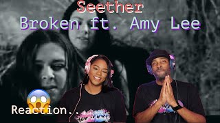 SEETHER FT. AMY LEE "BROKEN" REACTION | Asia and BJ