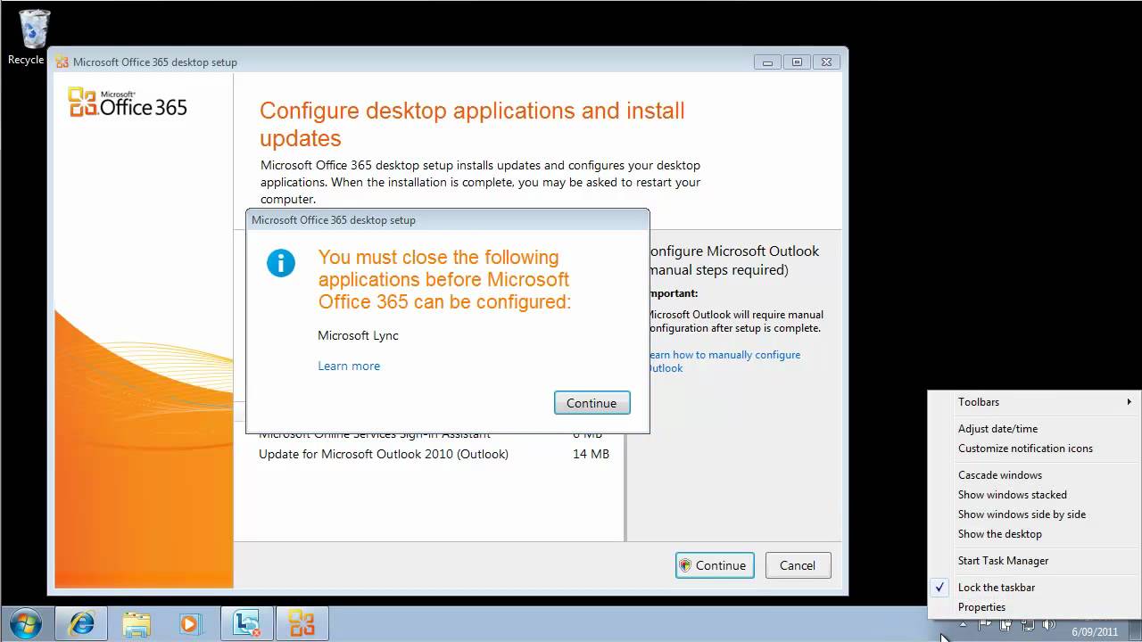 Configuring an Office 365 end users desktop - YouTube