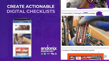 Andonix | Create Actionable Digital Checklists | Manufacturing