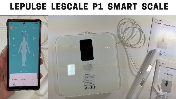 Lepulse Balance Pese Personne Connecté Lescale F4, Smart Balance