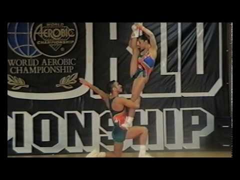 Sandra Arriagada, Jaime Salgado (Chile) - 1997 ANAC World Aerobic Championship