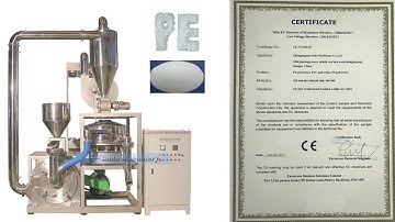 PE LDPE LLDPE plastic pulverizer machine with CE certification