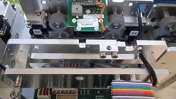 CS-LWR processing ID-1 sized RFID cards