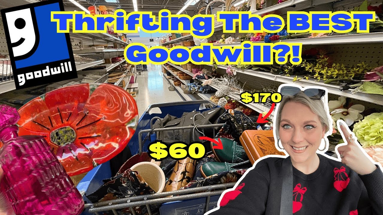 Did I Find The BEST Goodwill For Thrifting?! Items Worth $150++ Thrift ...
