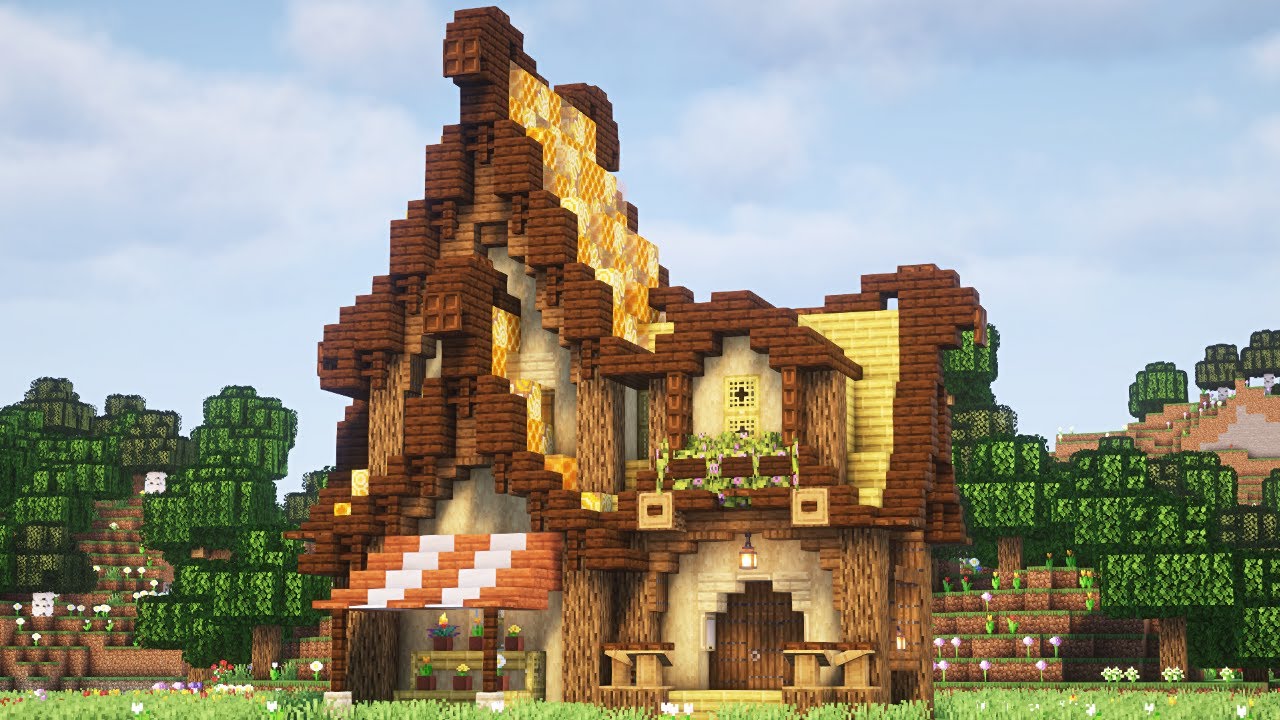 Fantastiske Enkle Minecraft Hus Fantasy House Ideas