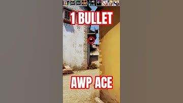 LEGENDARY CSGO MOMENTS: 1 BULLET AWP ACE