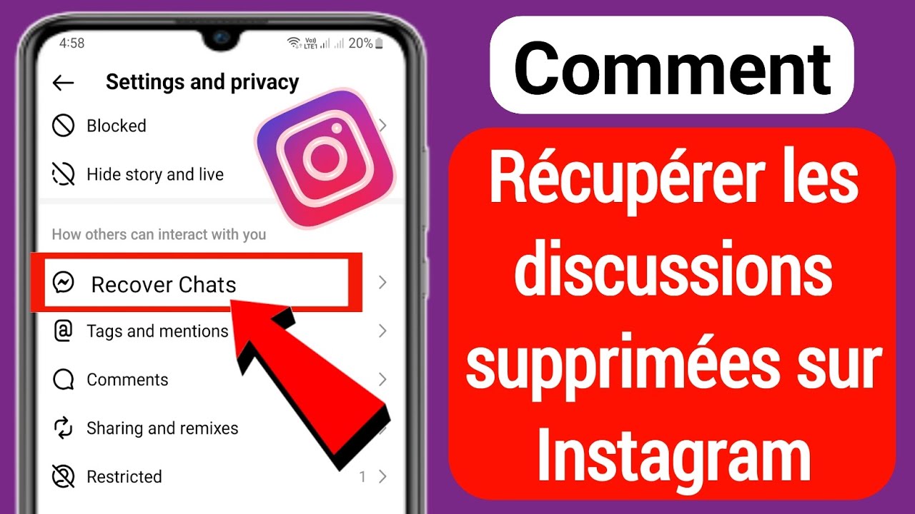 Comment récupérer des discussions supprimées sur Instagram (2024) - YouTube