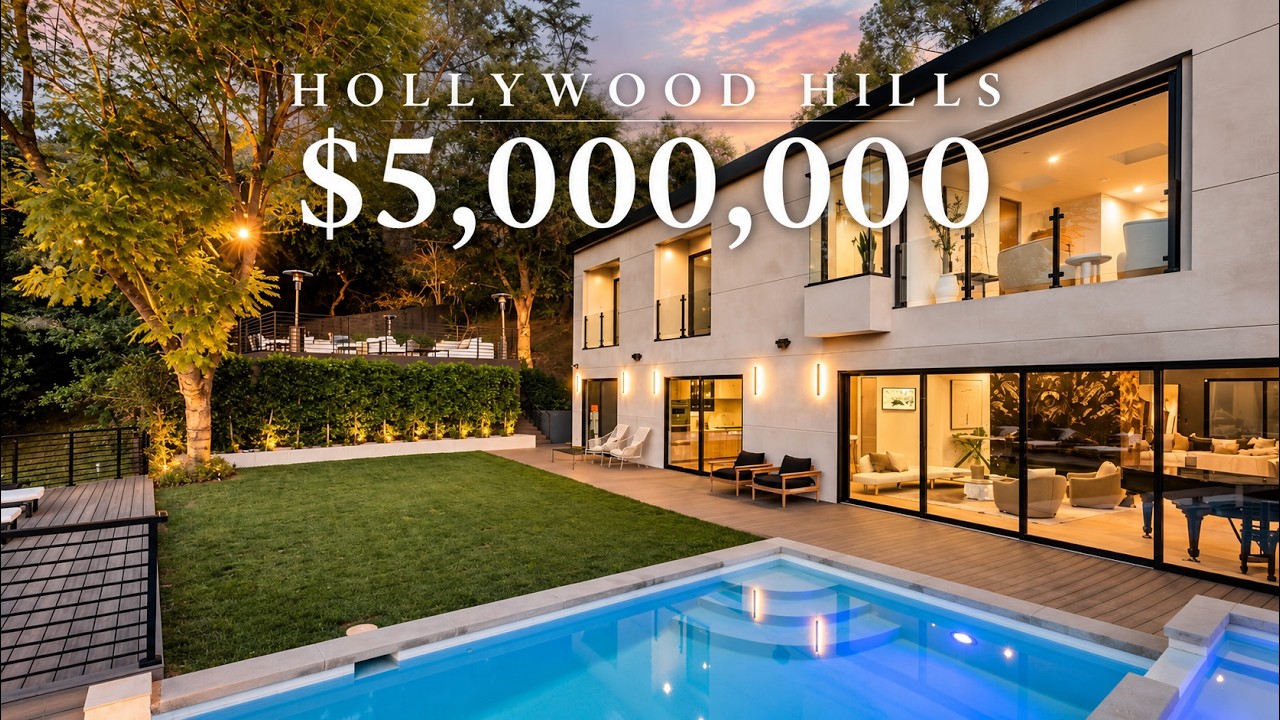 I Toured a $4,999,000 Hollywood Hills Dream Home | Full Home Tour