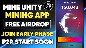 Mine Unity Mining App Airdrop Guide || New Mining App 2025 || Mine Unity || Free Mining App 2025