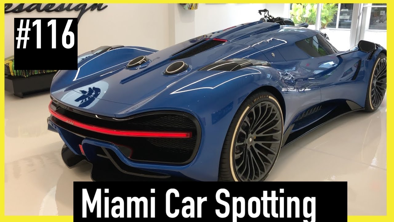 Miami Car Spotting, excellent episode: Porsche DRT fest, Lamborghini, Ares P1, Vintage Ford Ranger