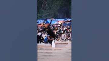 Detik-Detik Anak Joki Terjatuh, Aksi Bocah Cilik Pacu Jalur #pacujalur #pacujalurviral