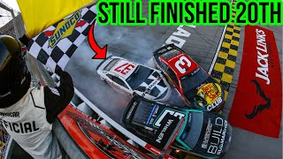 Shane van Gisbergen crashes out of the top 10 on final lap, still finishes 20th at Talladega