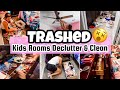 *TRASHED* KIDS BEDROOM DECLUTTER! MAJOR DEEP CLEAN, DECLUTTER &amp; ORGANIZE | LONG CLEANING MOTIVATION