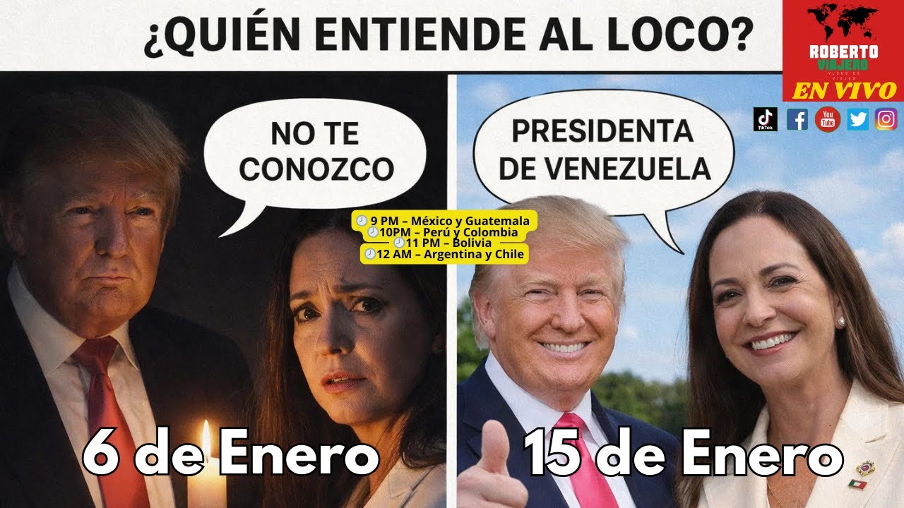 Hablemos de Donald Trump y Maria Corina Machado EN VIVO