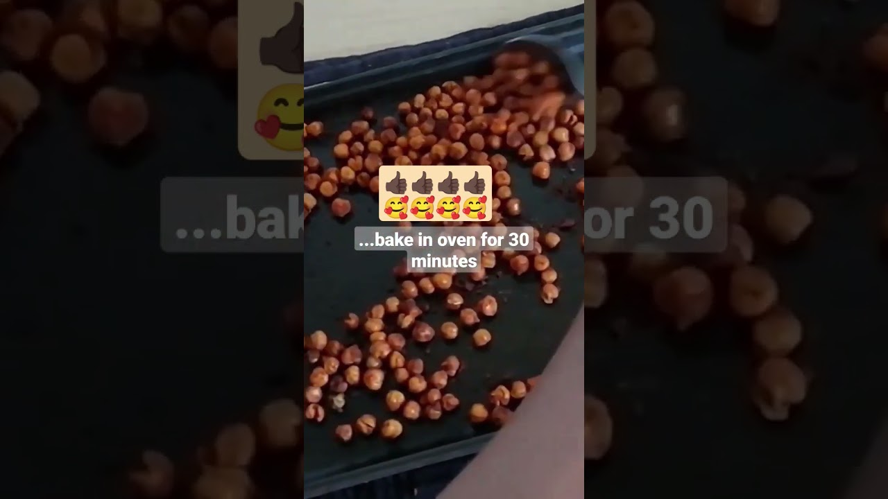 Quick, Crunch, Munch&mdash;Done! 🍽️🔥 #minivlog #trending #easyrecipe #chickpeas #healthy #eathealthy #yum