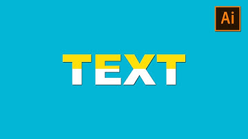 how to make two color text in illustrator