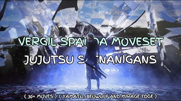 VERGIL SPARDA CUSTOM MOVESET | JUJUTSU SHENANIGANS SKILL BUILDER