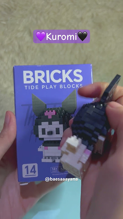 magic bricks🪄✨KUROMI💜 #sanrio #kuromi #lego #bricks #diy #toys #mainan #magic #fyp #shorts #hobby