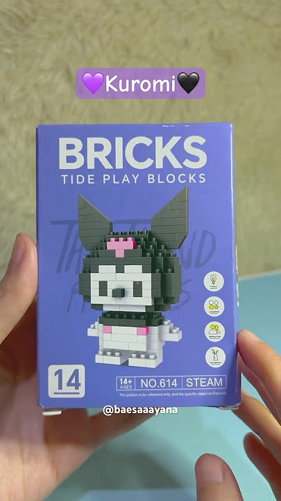 magic bricks🪄✨KUROMI💜 #sanrio #kuromi #lego #bricks #diy #toys #mainan #magic #fyp #shorts #hobby