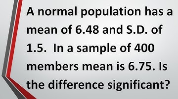 MA4151 | MA3251 | Testing Of Hypothesis | Large sample in Tamil | Large sample Single Mean in Tamil