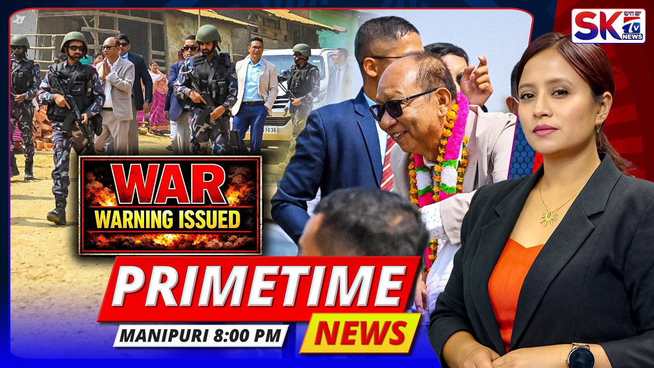SKTV'S PRIMETIME MANIPURI NEWS [01/03/26 - 08:00 PM] [LIVE]