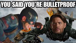Soldier Boy and Captain America talk about Mortality while Falling from the Sky