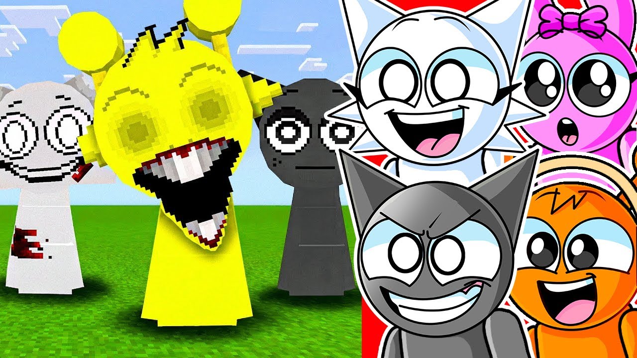 Reacting To SPRUNKI JOINING Minecraft!