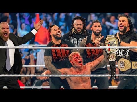 June 7, 2026 | Finally, Roman reigns along with his team Bloodline brutally attacks Cody Rhodes. 