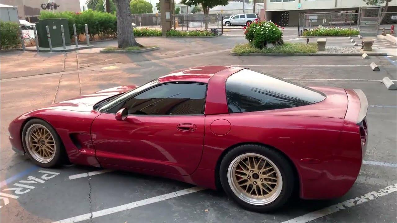 C5 Corvette 5.7L cammed straight pipe vs muffler bypass idle LS1