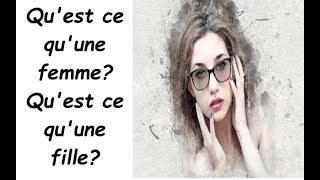 Différence entre femme et fille