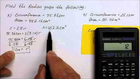 412GM Part 2  Find Radius