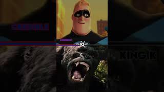 Mr Incredible Blue Suit Vs King Kong