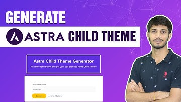 How To Generate Astra Child Theme In Wordpress | Astra Theme Wordpress