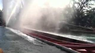 SheiKra in the water splash