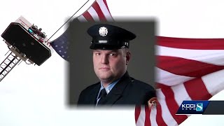 Procession carries fallen firefighter's body home to Clinton
