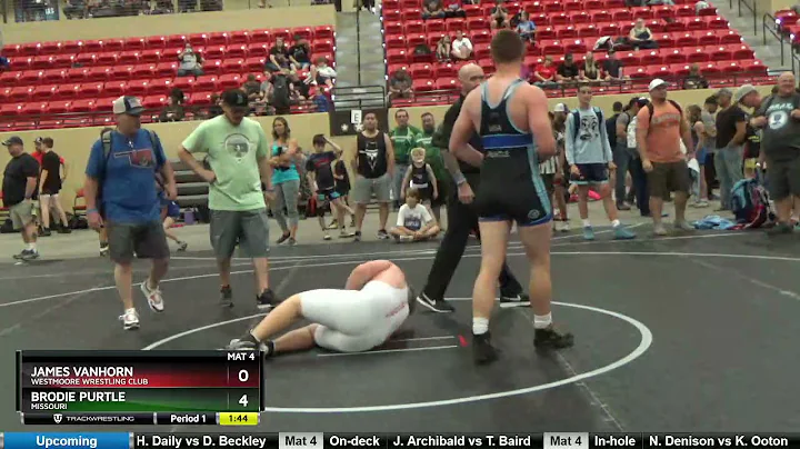 14U Boys 187 James VanHorn Westmoore Wrestling Clu...