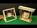 Popsicle Stick Playground Swings #4 | Easy Fun Crafts Ideas