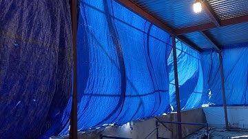 Tarps in the wind