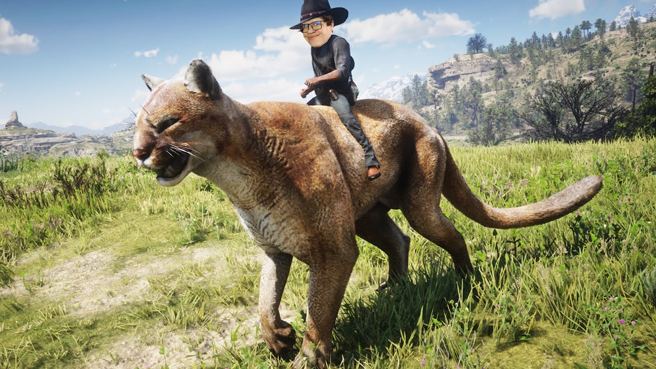 Red Dead Redemption 2  Mod adiciona animais selvagens como montaria no jogo
