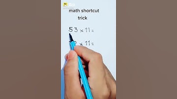Math trick/ Easy Multiply any two digit number with 11😎😎 #math #brainly #iq #tricks