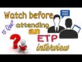 Questions asked in ETP/WTP/STP Interview | hindi | science classes