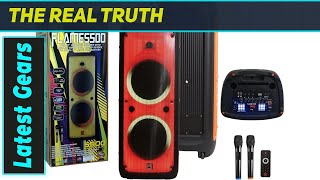 MR DJ FLAME5500LED: Ignite Your Party with Powerful Sound & Fiery Lights!