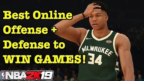 NBA 2K19 How to Win Online Tips Best Freelance Offense 2K19 How to Play #20