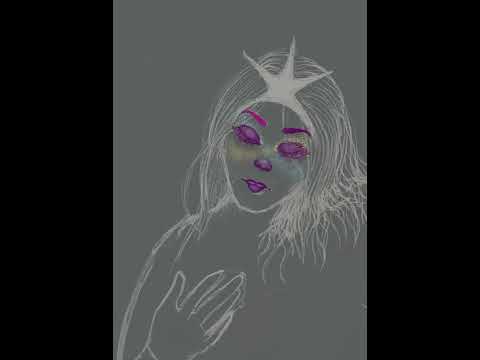 Galaxy Queen Timelapse- 6 Hour Drawing!