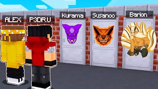 NÃO ESCOLHA A PORTA ERRADA DA KURAMA DO NARUTO NO MINECRAFT! ‹‹ P3DRU ››