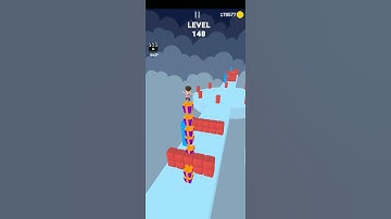 Cube stacker surfer Epic android and iOS gameplay level 148