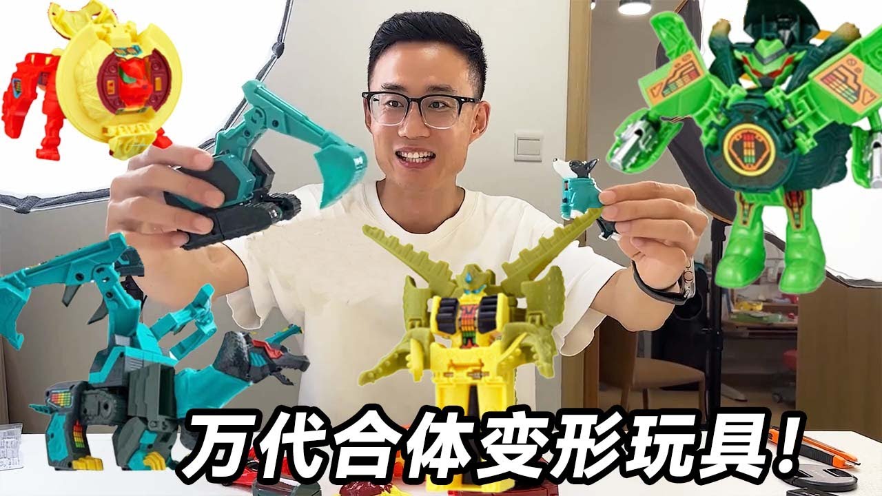 Игрушка-трансформер, черепаха, столкнясь с кактусом, станет роботом!