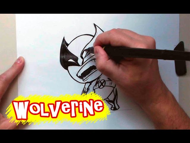DESENHANDO O WOLVERINE - CHIBI